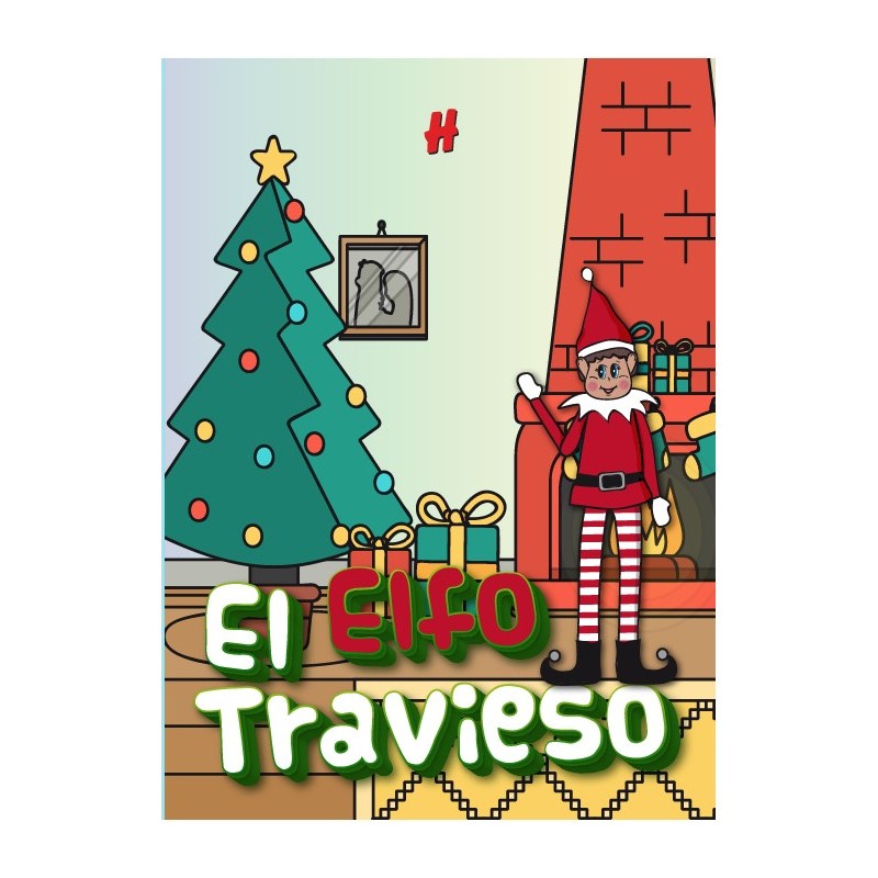 Libro elfo de navidad