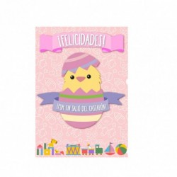 tarjeta para felicitar nacimiento de una niña